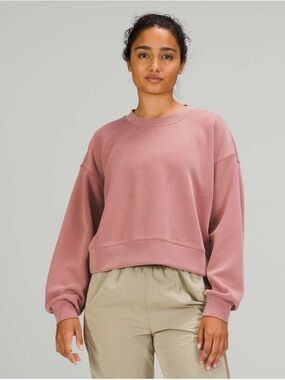 Lululemon Perfectly Oversized Cropped Crew *softstreme*